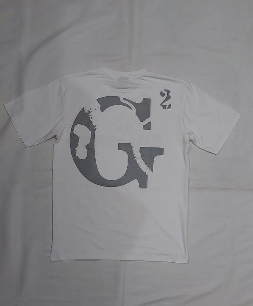 G2 White/Grey Dri fit Tee