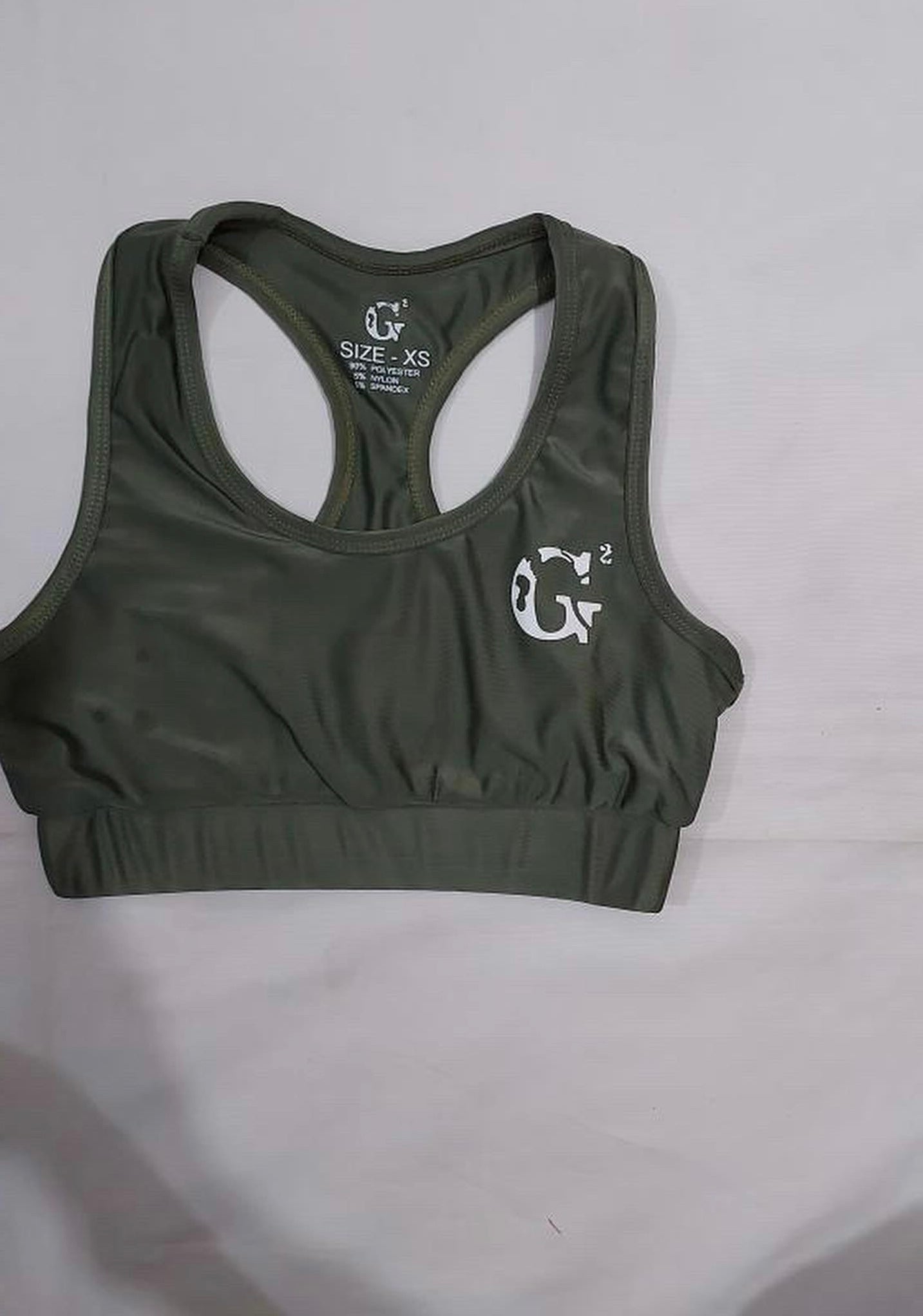G2 Olive Green Sports Bra
