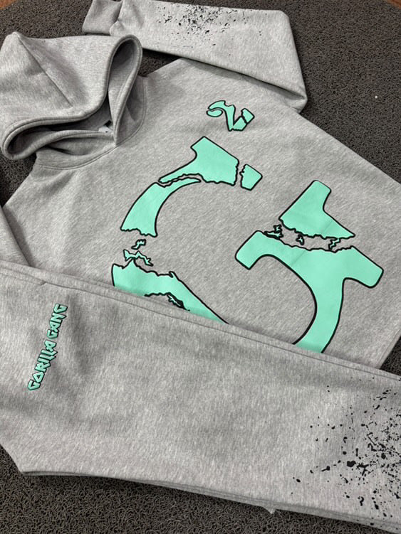 Grey/ Mint Green G2 Sweatsuits