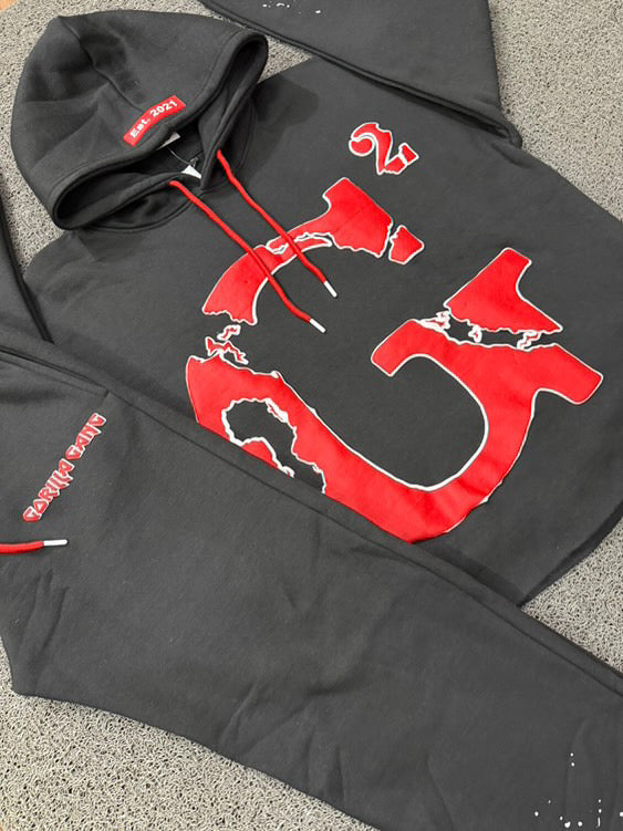 Black & Red G2 Sweatsuit