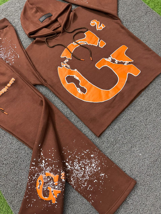 Brown & Orange G2 Sweatsuit *Appreciation Sale Limited Time Only*