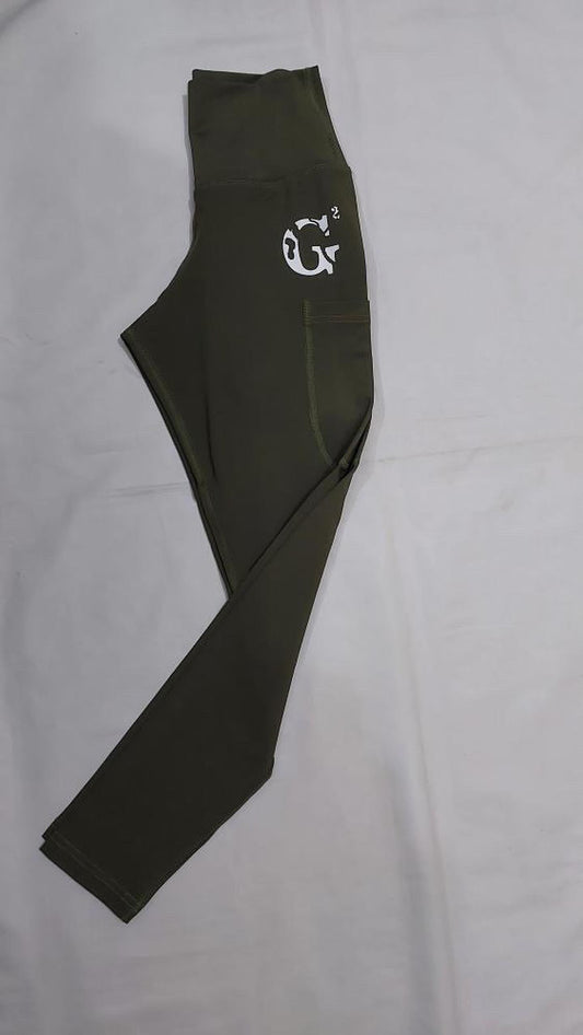 G2 Olive Green Leggings